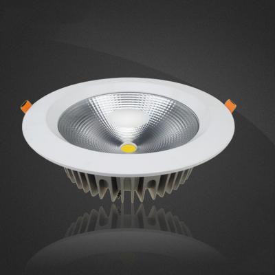 China Modern Downlights Dimmable Anti Glare Slim Recessed LED Spot Down Light 30W COB LED Downlight for sale