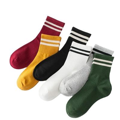 China Breathable Cheap Price Man Striped Cotton Casual Breathable Funny Fashion Happy Socks for sale