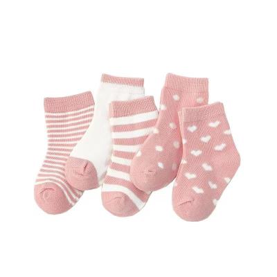 China Antibacterial spring and summer four seasons chirdren's socks cotton boy's mid-tube sock baby socks for sale