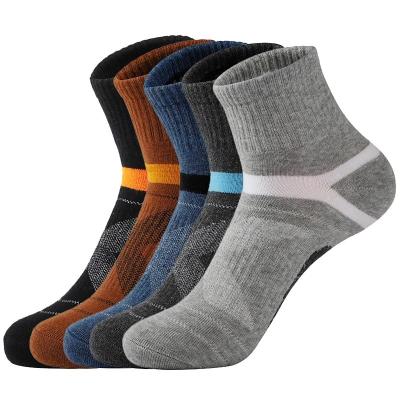 China High Quality Breathable Cotton Men's Sports Running Fitness Breathable Soft Compression Summer Socks Medium Tube Sock for sale