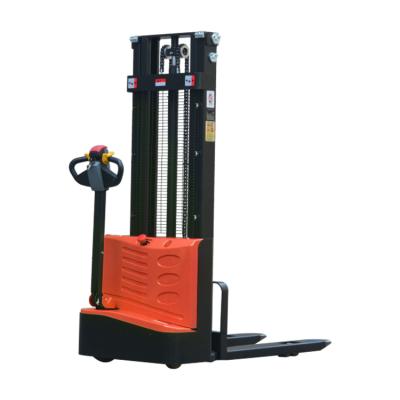 China Best Outdoor Design Machine Electric Pile Lifter Heavy Duty Stacker With Wheels for sale