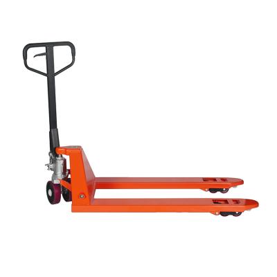 China Hotels Low Price Hand Pallet Truck 3 Ton Hand Jack Manual Pallet Trucks With Four Wheels for sale