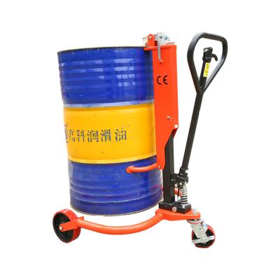 China China Manufacturer Industrial Drum Truck Lifter 250/350kg Mini Manual Lifter Pallet Oil Drum Truck With Brake for sale