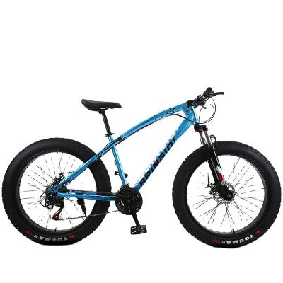 China Leopards High Carbon Steel Double Disc Fram Hard Suspension Snow Bike With Fat Tire Bike for sale