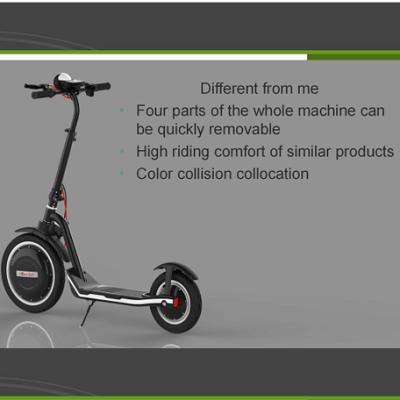 China Suitable Adults 16 Inch Front Wheel 12 Inch Rear Wheel Electric Skateboard 16 Inch 36V 350W Scooter 16 Inch Front Wheel 12 Inch Rear Wheel for sale