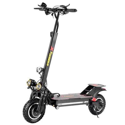 China Newest 48V 800W*2 Unisex E-scooter Dual Motor Electric Scooter 2021 10 Inch Scooter Top 65km/h for sale