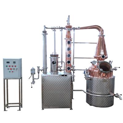 China Factory destilation alcohol distillery 100l 200l 1000l alcohol distiller for vodka machine for sale