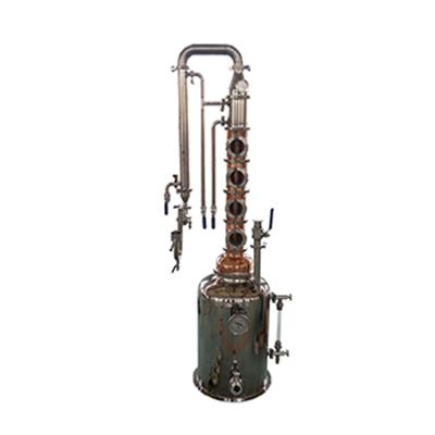 China Hotels whiskey distill equipment red copper material is used in distilleries and wineries for sale