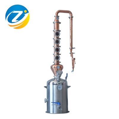 China Easy Powered Distiller 100L Nitrogen Still Distill Alcohol Distiller Hot Sale ZJ Distillery Machinery for sale