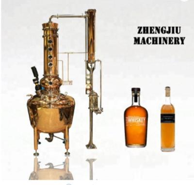 China 2000l beverage industry alcohol distillation equipment essential oil equipment stainless distillation column for sale