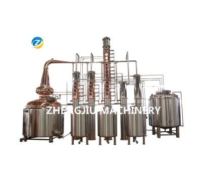 China 2000L Brewery Alcohol Home Equipment Distillation Equipment Vodka Jenever Whiskey Distillery Distillation Machine for sale