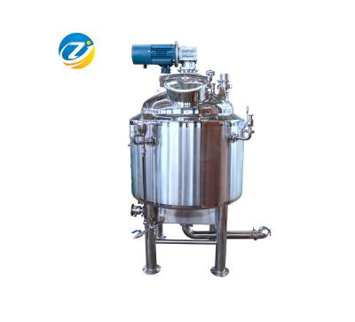 China Hot Sale 2021 Easy Operated Stainless Steel Agitator Electric Heating Mixing Tank With Agitator for sale