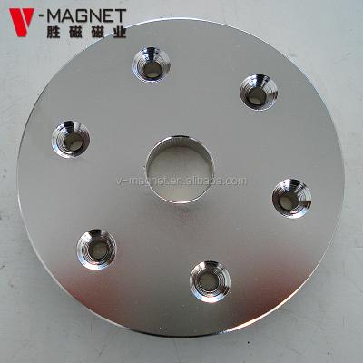 China Moto Magnet NdFeB Magnets Special Concave Neodymium Shape Magnet for sale