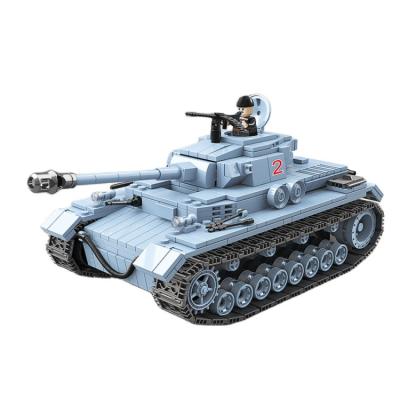 China Toy 100069 716PCS Panzerkampfwagen IV Tank Military Block Building Army Bricks Building Toys for sale