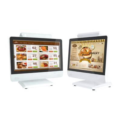 China Hotel/Restaurant/Top Selling Wholesale Shopping Mall 2019 15.6 Inch Dual POS Support Screen With LED8 For Mall Store for sale