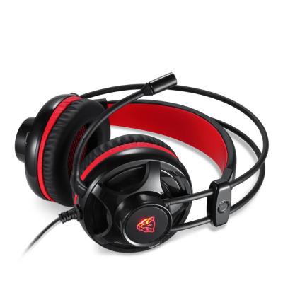 China Headband Gaming Earphone Wired Headset With LED Light for sale