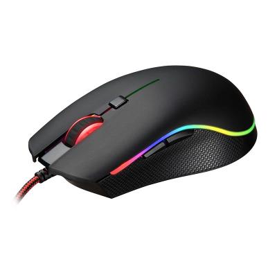 China Programmable 6d Gaming Mouse Macro OEM 6400 DPI RGB LED Wired PC Computer Gamer Optical Gaming Mouse for sale