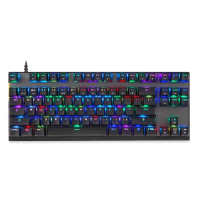 China Anti-ghosting Motospeed 87keys 80% Tenkeyless TKL Mechanical Gaming Keyboard for sale