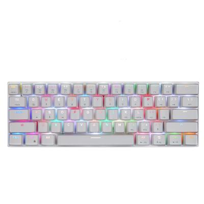 China Motospeed CK62 61 Key Mechanical BT RF Keyboard For Computer Keyboard Colored Keys for sale