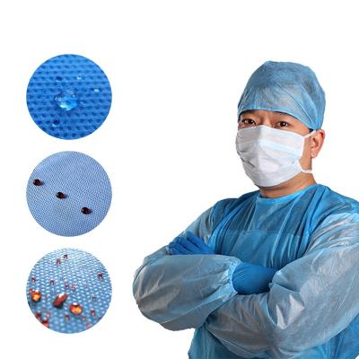 China Anti-bacteria Qingdao Zibo sms Huaye hospital polypropylene medical spunbond nonwoven fabric supplier for sale