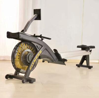 China Safety Gym Solid Equipment Exercise Training Machine / Wind Stop Commercial Rowing Machine for sale