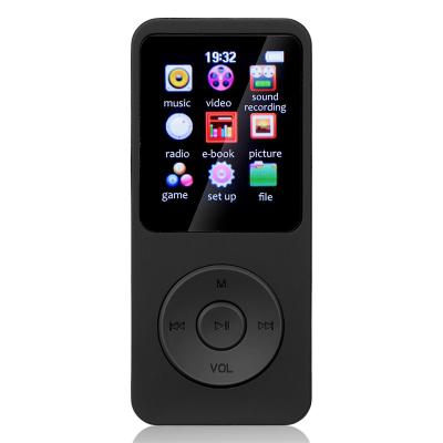 China Portable Voice Recorder Mini Mp 3 Mp4 Music Player Built In Speaker Bluetooth FM Radio Ebook Recording for sale