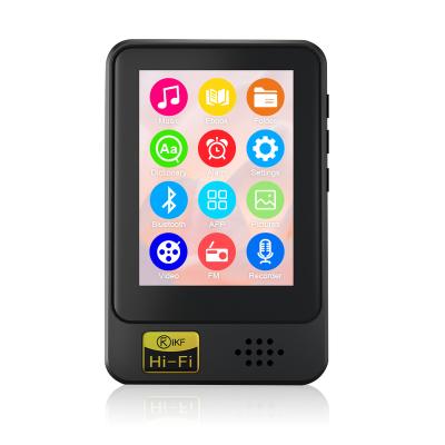 China Portable Watch Bluetooth MP3 Player Touch Screen Walkman Sports Music Video Player Built in Speaker for Ebook FM Radio Recording for sale