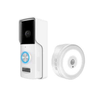 China Wifi smart visual doorbell with TUYA Smartphone App control IP wifi doorbell wireless visual doorbell for sale