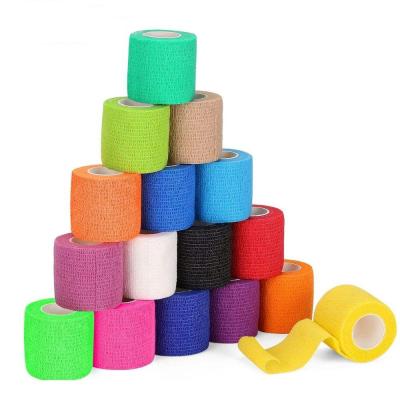 Китай Colored Waterproof Non-Woven Self Adhesive Elastic Cohesive Bandage Flexible Cohesive Bandage продается