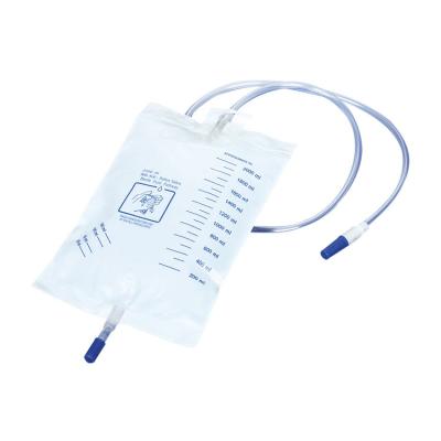 China 2000 ml Urine Drainage Bag Luxe Medische Plastic Urine Medische Peritoneale Dialyse Drainage Bags Met Schroefklep Te koop