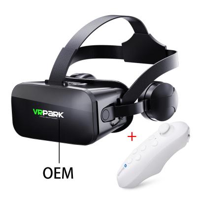 China Mobile Phone Set In VR Glasses For Watching 3D Video All In ONE HD Movie Video Screen VR Headset Devices Mobile Smart Giant Virtual Reality VR Glasses 4K for sale