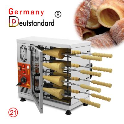 China Oven Electric Chimney Cake Chimney Cake Snacks Factory Germany Deutstandard kurtos kalacs machine with CE for sale