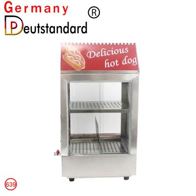 China Hotels Hot Dog Hut Steam Hot Dog Bun Display Showcase Hotter Machine for sale