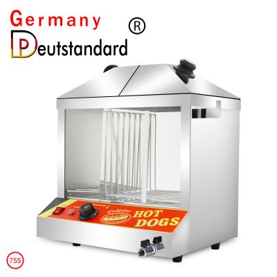 China Hotels Hot Dog Hut Bun Steamer Hot Dog Bun Display Machine for sale