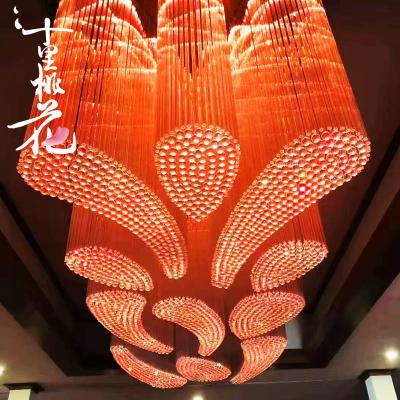 China Simple Modern Luxury Modern Footprints Hanging Crystal Chandelier for sale