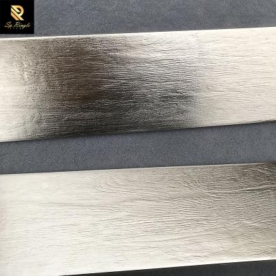 China Europe Latest Design Springletile 15x60 Wall Stripe Silver Wood Look Wood Look Ceramic Tile For Bedroom for sale