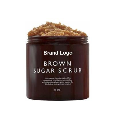 China 2021 Wholesale Eco-Friendly Natural Vegan Brown Sugar Exfoliating Moisturizing Exfoliator Face and Body Scrub for sale