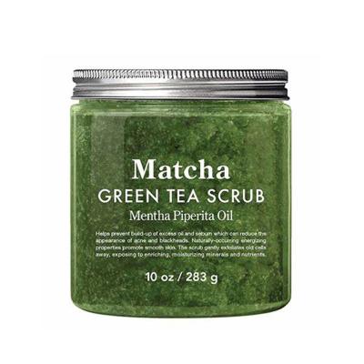 China High Quality Exfoliator OEM ODM Body Care Matcha Green Tea Exfoliating Cubes Face and Body Scrub for sale