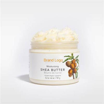 China Wholesale Custom Shea Luxury Skin Care Vegan Mango Moisturizer Logo Smooth Soft Moisture Whipped Body Butter Cream for sale