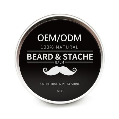 China Wholesale Private Label Beard Moisturizer For Care Argan Oil Organic Hemp Oil Moisturizing Smooth Beard Balm for sale