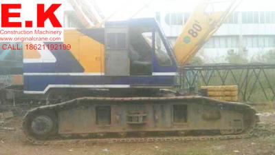 China 80ton original Japanese kobelco crawler crane construction machinery (7080) for sale