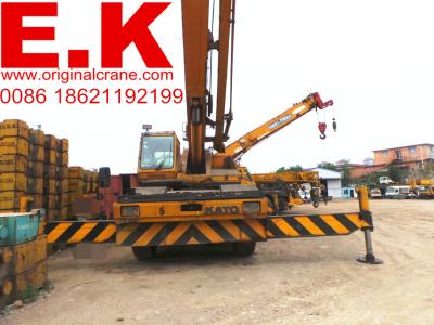 China Right Hand Drive Japanese kato 45ton rough terrainc crane lifting hoist(KR45H-IIIL) for sale