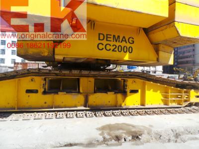 China 300ton Germany Demag used Crawler Crane, 250ton track crane, 200ton lattice boom crane for sale