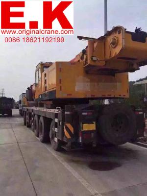 China 100ton used hydraulic SANY truck crane (STC1000) truck crane jib crane for sale