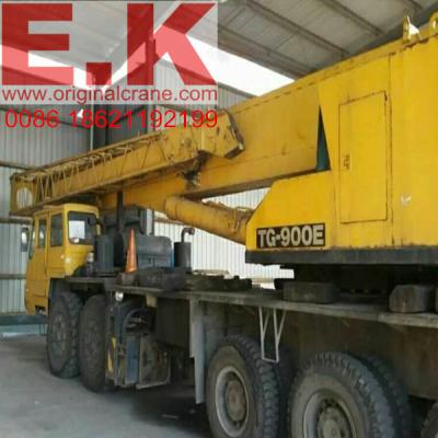 China 90ton 80ton, 70ton Japanese Tadano mobile truck crane hydraulic boom crane (TG900E) for sale