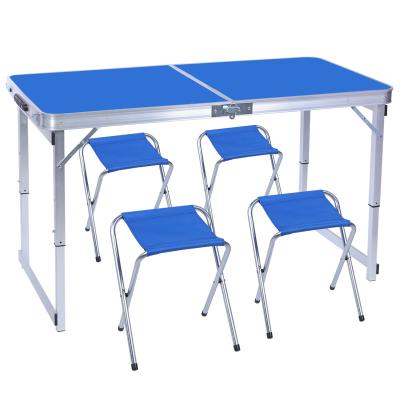 China Easy Carry Outdoor Rectangular Fold In Half Table Office Meeting Folding Table Extendable Dining Table for sale