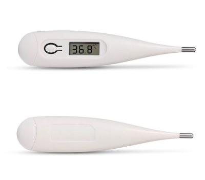 China Mercury Free Digital Thermometer Plastic LCD Display Reading Auto End-Up Replaceable Battery Body Fever Thermometer for Kids Baby for sale