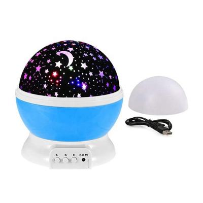 China Modern 9 Modes Sun Sky Star Lighting 360 Degree Rotating Projection 4 LED Night Light Lamp for sale