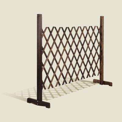 China Easily Assembled Chinese Wood Patio Furniture Trellis Lattice Garden Bed Vegetable Fence Raised Plant Climbing Rack for sale