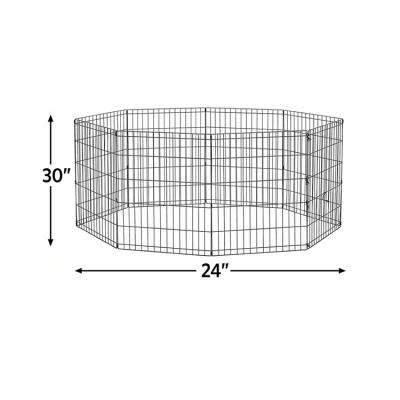 China Galvanazed Breathable Heavy Duty Large Fence Mesh Fencing Foldable Pet Exercise Dog Wire Kennel Outdoor Metal Playpen for sale